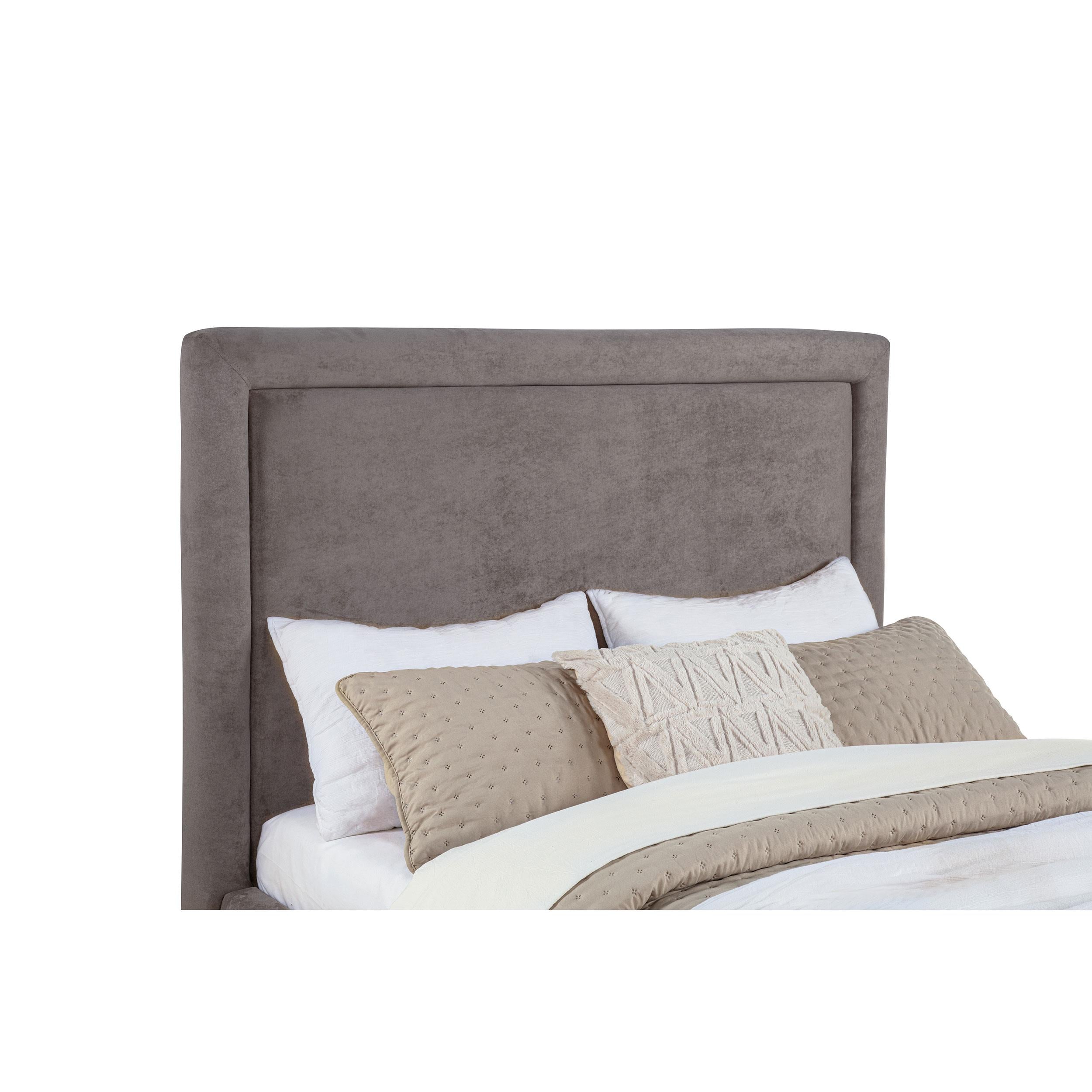 Coaster Furniture Lawson 315835MF 54-inch Upholstered Full Panel Platform Bed - Mushroom IMAGE 1